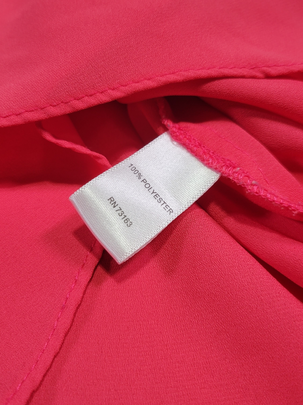 Cable & Gauge Bright Coral Pink Blouse - Picture 11 of 11
